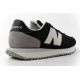 5. New Balance buty sportowe męskie sneakersy 237 czarne skórzane