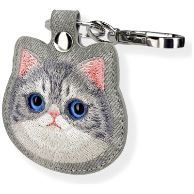 4. Etui Nimmy New Big Eyed Pet 2.0 Cat na lokalizator - szare