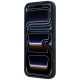 5. Etui Mercedes Leather Mesh with Bow Line MagSafe na iPhone 18 Pro Max / 17 Pro Max - niebieskie