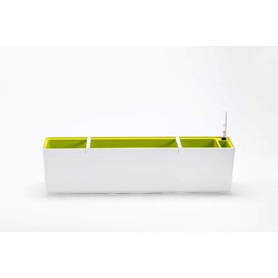 URBALIVE BERBERIS Donica samonawadniająca prostokątna 80 x 20 cm, biały