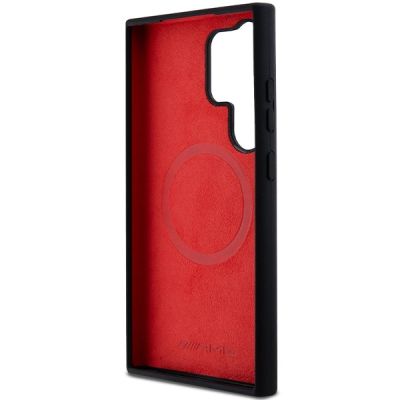 7. Etui AMG Silicone Carbon Pattern MagSafe na Samsung Galaxy S24 Ultra - czarne