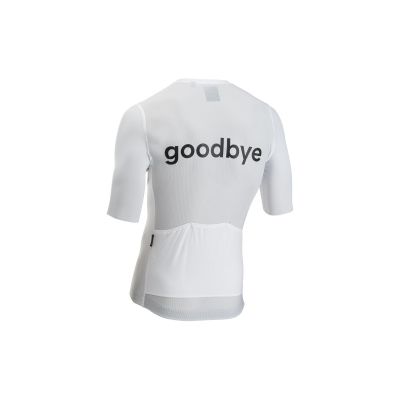 2. Koszulka rowerowa NORTHWAVE Blade Hello Goodbye Jersey S/s biała