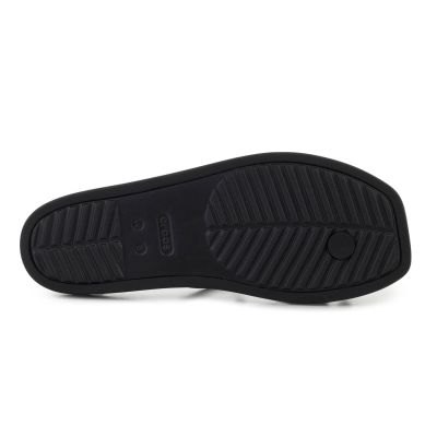 7. CROCS MIAMI TOE LOOP SANDAL W BLACK 209862-001