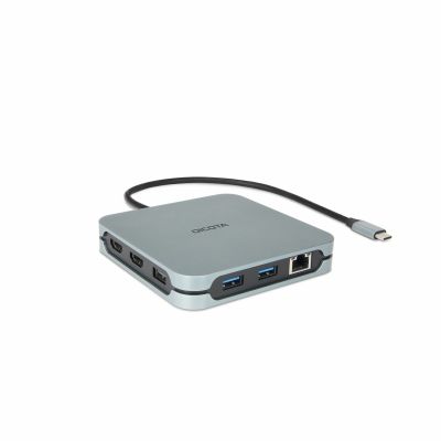Dicota USB-C 10-in-1 Docking Station 8K HDMI PD 100W silver