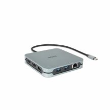 Dicota USB-C 10-in-1 Docking Station 8K HDMI PD 100W silver
