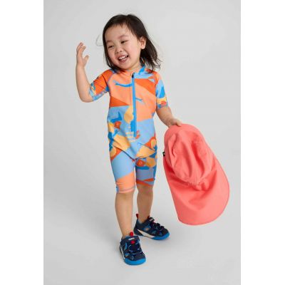 8. Kapelusz dziecięcy czapka z daszkiem Reima Biitsi przeciwsłoneczny czerwony (5300152A-3240)