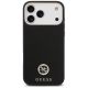 3. Etui Guess Grained Strass Logo MagSafe na iPhone 17 Pro Max - czarne