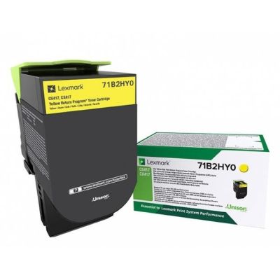2. Lexmark 71B2HY0 kaseta z tonerem 1 szt. Oryginalny Żółty