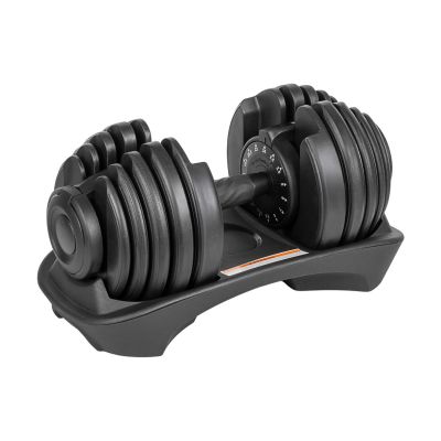 26. Hantel żeliwny regulowany automat 24 kg REBEL ACTIVE