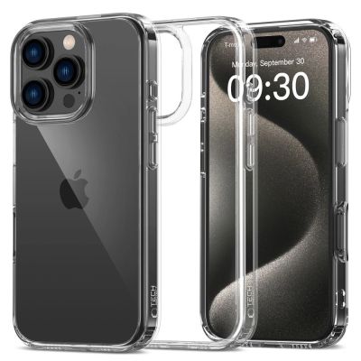 Etui Tech-Protect FlexAir Hybrid na iPhone 16 Pro - przezroczyste