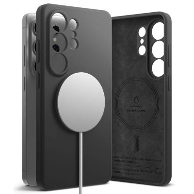 Etui Ringke Silicone MagSafe na Samsung Galaxy S26 Ultra - czarne