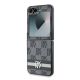 6. Etui DKNY Chequered Pattern Printed Stripes na Samsung Galaxy Z Flip 6 - czarne
