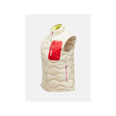 2. Kamizelka puchowa damska PEAK PERFORMANCE W Helium Utility Down Vest beżowy