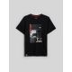 8. T-shirt regular z nadrukiem męski 4F 4FRAW26TTSHM4447-20S
