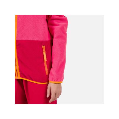 6. Bluza Rossignol Jr Strawpile Fleece Fz różowy