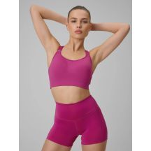 Biustonosz treningowy z wysokim wsparciem damski 4F 4FWSS26USBAF223-54S