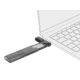 2. DeLOCK Obudowa zewnętrzna USB Type-C na M.2 NVMe PCIe lub SATA SSD - Beznarzędziowa