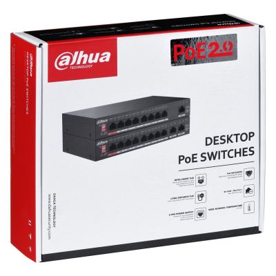 5. SWITCH POE PFS3010-8ET-96-V2 8-PORTOWY DAHUA