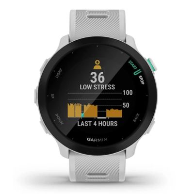 7. Zegarek Garmin Forerunner 55, 42mm MIP White