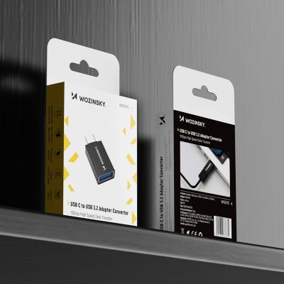10. Adapter Wozinsky W10GY1S USB-C - USB-A 3.2 10Gb/s - czarny