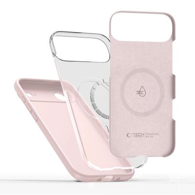 4. Etui Tech-Protect Silicone MagSafe na iPhone 17 Air - różowe
