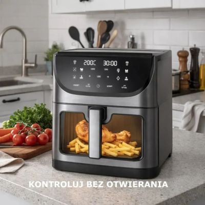 4. Extralink AIR FRYER FRYTKOWNICA BEZTLUSZCZOWA 8L 1800W 200 STOPNI