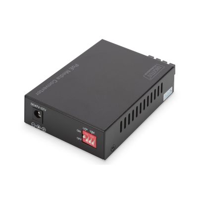18. Konwerter mediów Gigabit PoE RJ45 / SC, MM, PSE