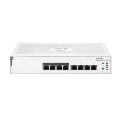 Aruba Instant On 1830 8G 4p Class4 PoE 65W Zarządzany L2 Gigabit Ethernet (10/100/1000) Obsługa PoE 1U