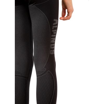 35. Bielizna termoaktywna Alpinus Active Set czarno-szara Jr GT43204