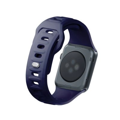 6. Pasek silikonowy 3mk Silicone Watch Strap do Apple Watch 38 / 40 / 41 mm - niebieski