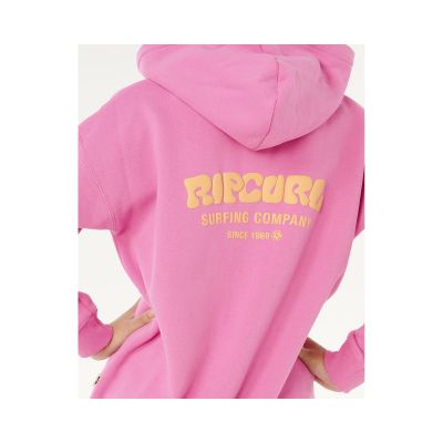 5. Bluza dziewczęca RIP CURL Surf Puff Hood-Girl różowa