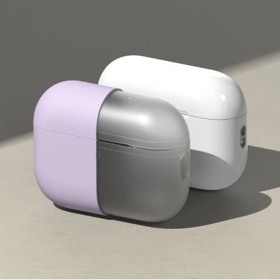 3. Etui Ringke Silicone na AirPods Pro 3 - fioletowe