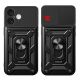 9. Etui Hybrid Armor Camshield na iPhone 16 Plus pancerne z osłoną na aparat z podstawką - czarne