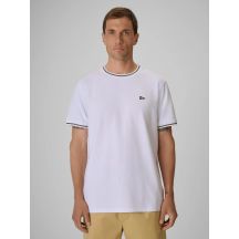 T-shirt regular gładki męski 4F 4FRSS26TTSHM3997-10S