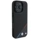 4. Etui BMW M Perforated Tricolor Line MagSafe na iPhone 16 Pro - czarne