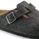 4. Klapki Birkenstock Boston FE Anthrazit 160373