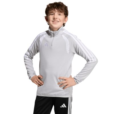 4. Bluza dla dzieci adidas Tiro 26 League Training Top szara KC3695