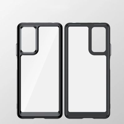 4. Outer Space Case etui Xiaomi Poco X5 5G / Redmi Note 12 5G pokrowiec z elastyczną ramką czarne