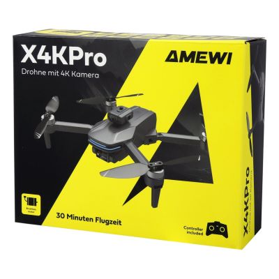 2. Amewi X4KPro 4 wirn. Quadcopter 3840 x 2160 px 1500 mAh Szary