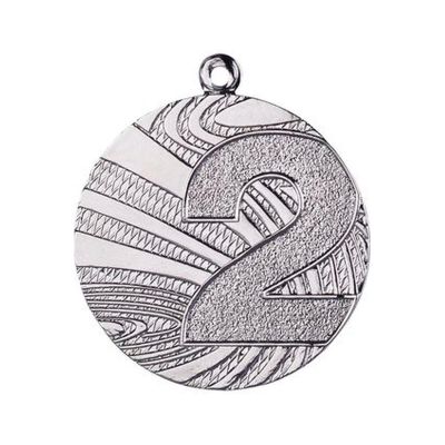 9. Medal stalowy srebrny drugie miejsce