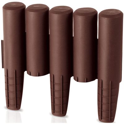 14. PALISADA OGRODOWA OBRZEŻE TRAWNIKOWE 270CM IPAL 5 BRĄZ