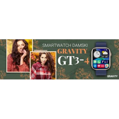 5. Smartwatch Damski Gravity GT3-4