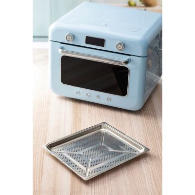32. Smeg COF01PBEU piec parowy Mała Niebieski Przyciski, Obrotowy