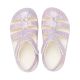 4. Sandały dla dzieci Crocs Classic Glitter Fismerman różowe 212644 0WV