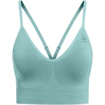 Biustonosz damski ODLO Padded Seamless Soft 2.0 Sport Bra niebieski