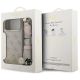 9. Etui Guess 4G Strass Logo & Big Strap Metal Buttons MagSafe na iPhone 17 Pro Max - różowe
