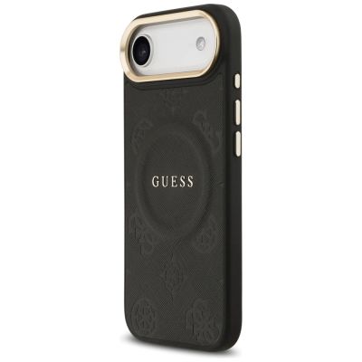 2. Etui Guess Peony Hot Stamp MagSafe na iPhone Air - czarne