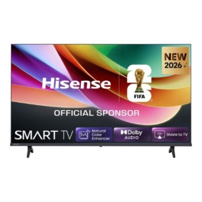4. Hisense 40A4S 101,6 cm (40") Full HD Smart TV Wi-Fi Czarny 200 cd/m2