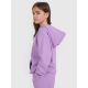 3. Bluza dresowa nierozpinana z kapturem dziewczęca 4F 4FJRAW25TSWSF2467-51S