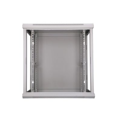 3. Extralink Szafa rack 12U 600x450 Szara montowana na ścianie